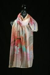 Schal aus Modal mit Seide 