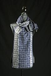 Schal aus Seiden Fleec 