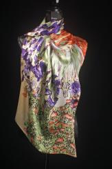 Seidentuch aus Satinseide 