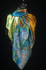 Seidentuch aus Satinseide 