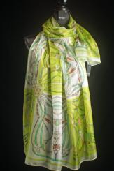 Seidenschal  aus Ponge-Seide 