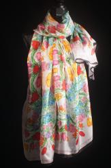 Seidenschal  aus Ponge-Seide 