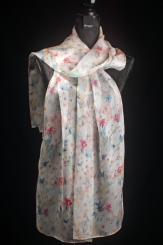 Seidenschal aus Ponge- mit Georgette-Seide 