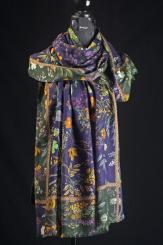 Wollschal mit Cashmereanteil 