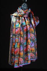 Seidenschal aus Pongeseide 