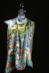 Seidentuch aus Satinseide 