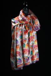 Seidenschal aus Ponge Seide 