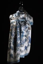 Seidenschal aus Ponge Seide 