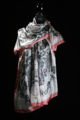 Seidenschal aus Ponge Seide 