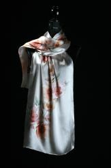 Seidenschal aus Satinseide 