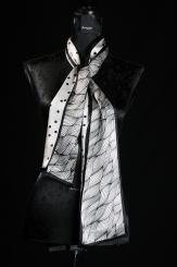 Seidenschal zweilagig 