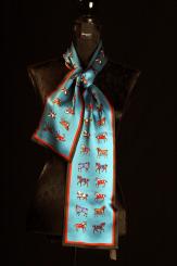 Seidenschal zweilagig 