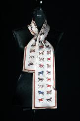 Seidenschal zweilagig 