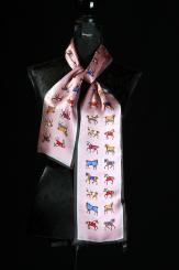 Seidenschal zweilagig 