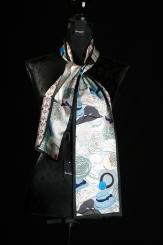 Seidenschal zweilagig 