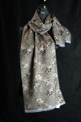 Schal aus Seiden-Fleece 