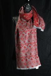 Schal aus Seiden-Fleece 