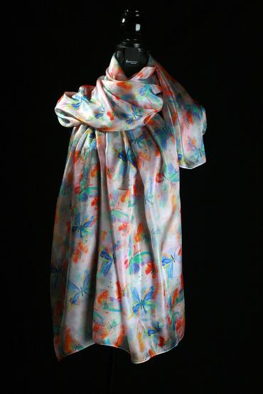 Seidenschal aus Ponge Seide 