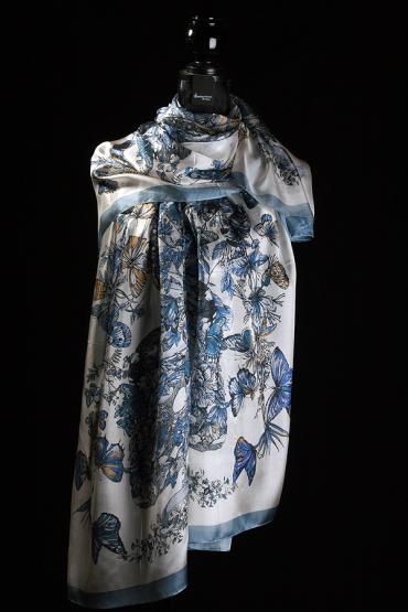 Seidenschal aus Ponge Seide 