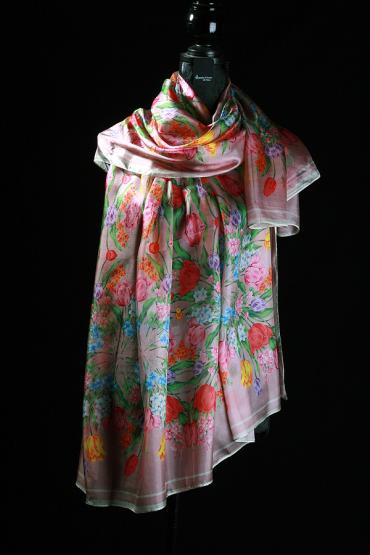 Seidenschal aus Ponge Seide 