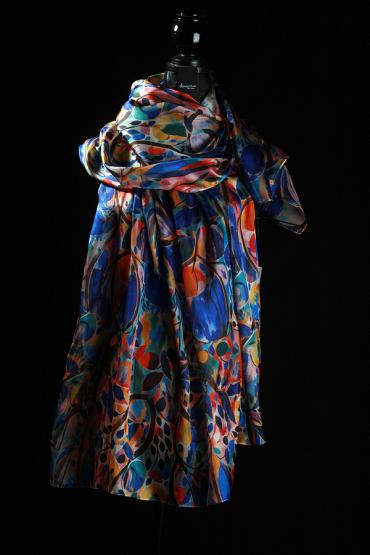 Seidenschal aus Ponge Seide 