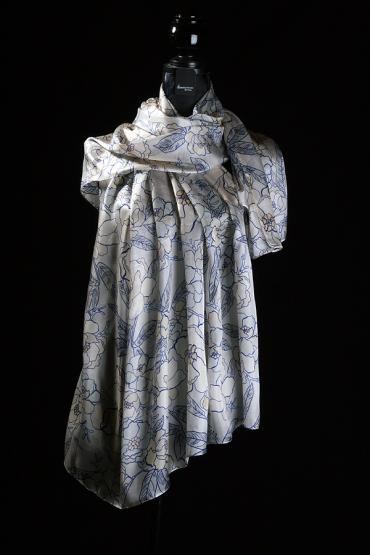 Seidenschal aus Ponge Seide 