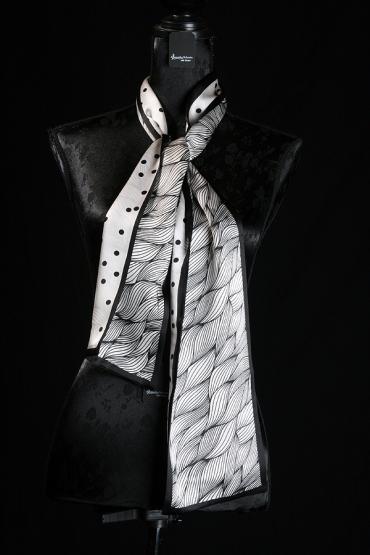 Seidenschal zweilagig 