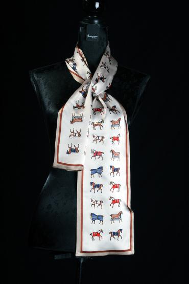 Seidenschal zweilagig 