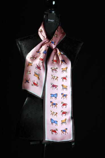 Seidenschal zweilagig 