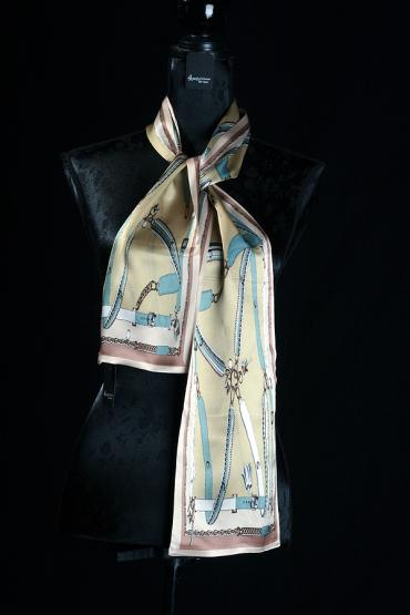 Seidenschal zweilagig 