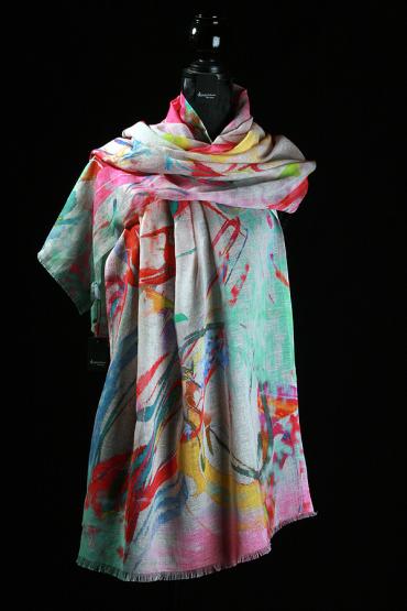 Schal Leinen/Baumwolle 