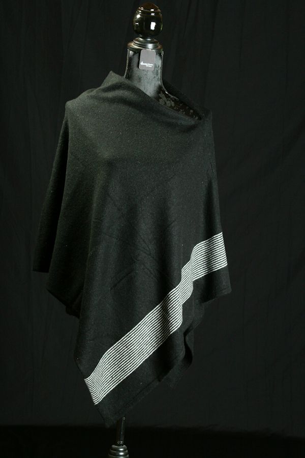 Poncho Kaschmir/Wolle 50/50 