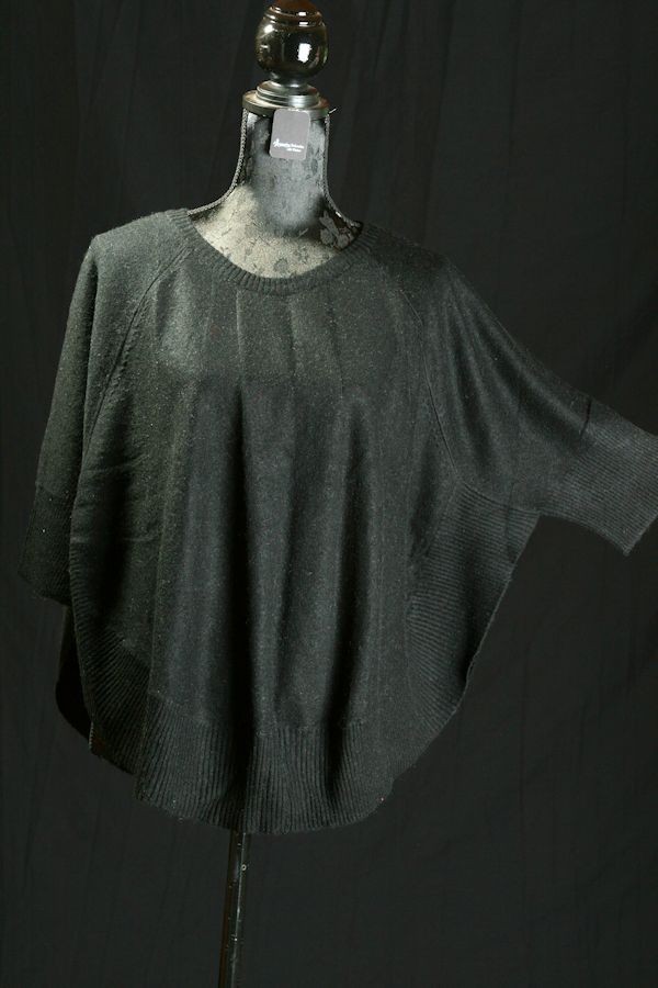 Poncho/Weste Kaschmir/Wolle 50/50 