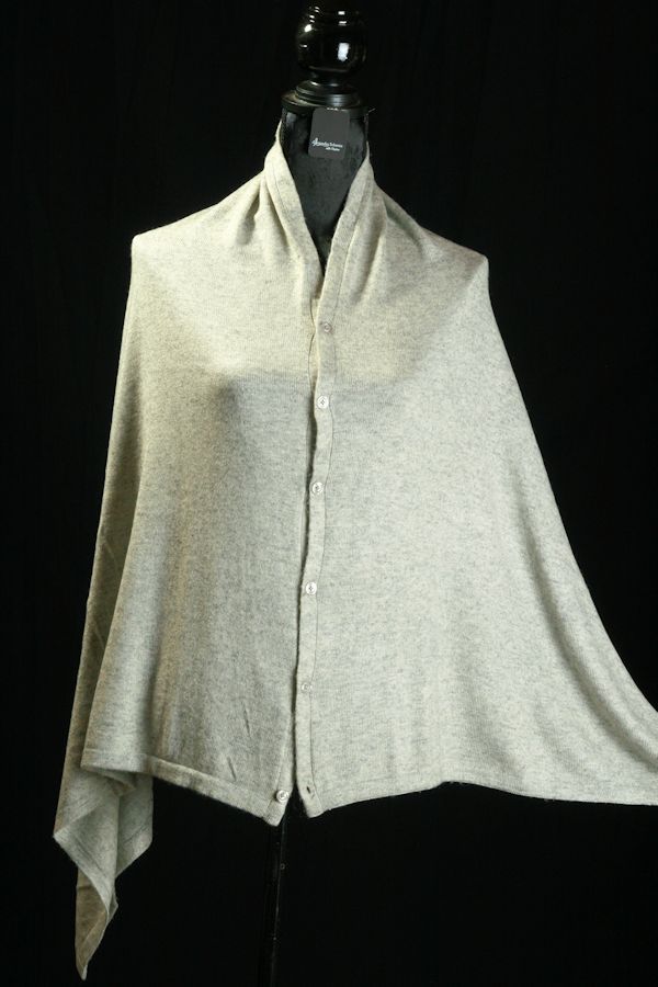 Poncho/Schal Kaschmir/Wolle 50/50 
