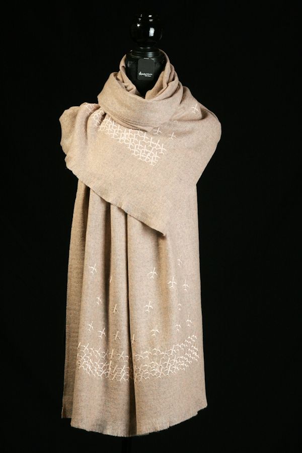 Schal Viskose/Wolle/Mohair 