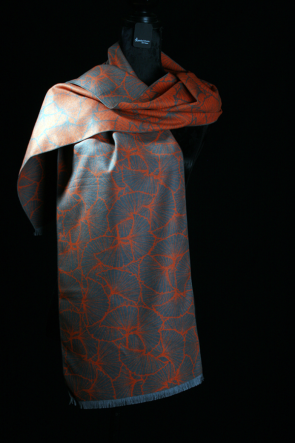 Schal Seiden-Fleece 